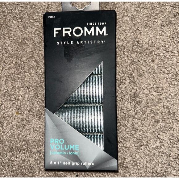 New in box ProVolume 1" Ceramic Ionic Hair Rollers, Pack of 5 - Picture 1 of 2